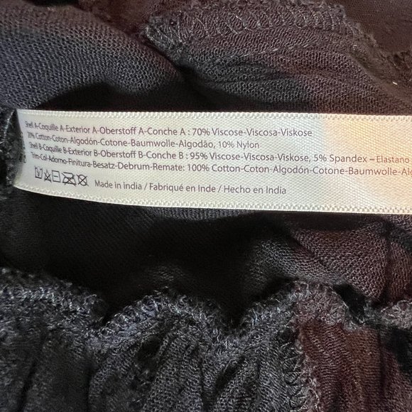 Free People One Adella Slip Dress NWT Black - Picture 7 of 8